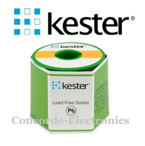 Kester 24-9574-1401 K100LD Lead-Free Silver-Free Wire Solder | Sn99.3 Cu.07 | #48 Rosin |  .020