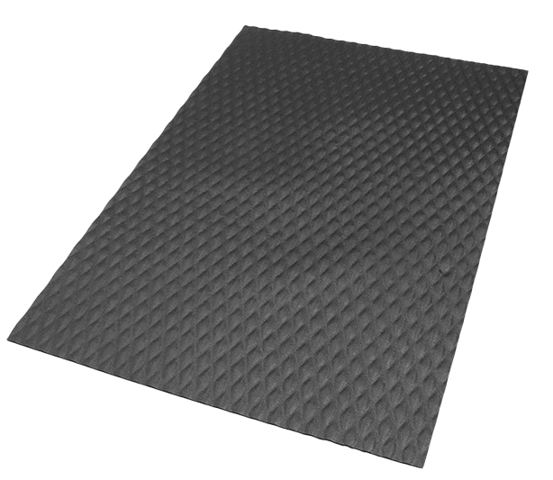 ACL Staticide 6004872 ESD-Safe Traction Floor Mat | Black Conductive | 48 x 72 x.125