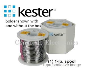 Kester Wire Solder Sn63Pb37 (63/37) #44 Rosin Activated (RA)  / .040