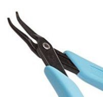 Xuron 450BN Bent Nose - Tweezer Nose Pliers - Ultra Precise / 45 Angled Tip / for Electronics & Crafts 