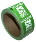 RoHS Lead-Free Identification Labels 2 x 2 Self-Adhesive Green 500/Roll