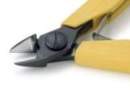 Lindstrom 8131 Flush Cutter X-Small Oval Head Standard Yellow Handles  AWG 38-18