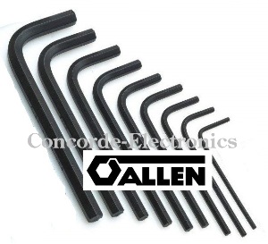 Allen 56015 Metric Short-Arm Hex Key Set /  9-Pc / 1.5-10mm /  Pouch  Regular $ 14.50 CLEARANCE