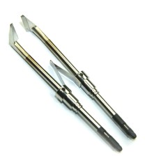 Hakko G2-A1601 Long Thermal Wire Stripper Blades Straight Pair (for use with FT-801 Stripper)
