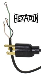 Hexacon CS-SC3N Replacement Cord Set  |  Fits 21A 22A 23A Soldering Irons | 3/Pack