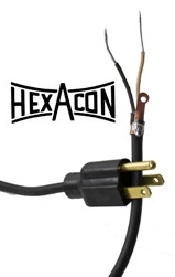 Hexacon CS-SV3N Replacement Cord Set  -  3/Pack