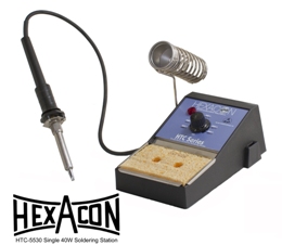 Hexacon HTC-5530 Temperature-Variable Soldering Station -  1 Iron  -  11/32