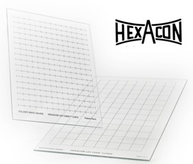 Hexacon LC-304 Lev Chek Wave Soldering Gauge 3 x 4 x 1/16