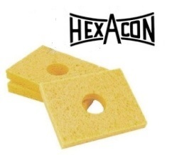 Hexacon SP-8121C Sponge with Hole  - 3-1/2 x 4-1/2   10/Pack