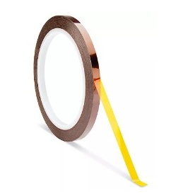 Kapton® Amber Polyimide High-Temp Masking Tape / 1/8