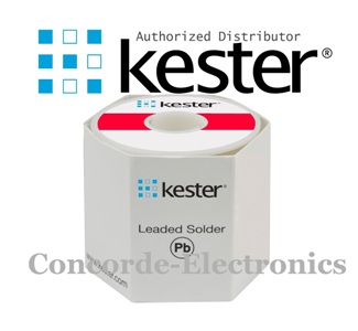 Kester 24-6337-6411 Wire Solder | Sn63Pb37 (63-37) | #331 Organic Water-Soluble | .062