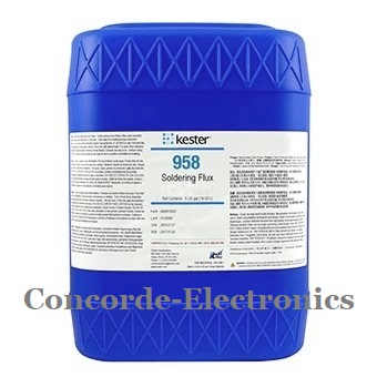 Kester 958 No-Clean Flux Low Solids / 5-Gallon 63-0000-0958