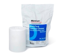 MicroCare MCC-MLCWR REFILL MulltiClean Economy Presaturated Wipes // 100-Wipe Refill for MCC-MLCW Tub