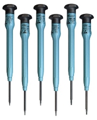 Moody 58-0316 Pollicis 6-Pc. ESD-Safe Slotted Precision Screwdriver Set
