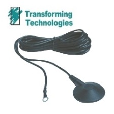 Transforming Technologies FM-1515 15' Floor Ground-Cord 10mm Snap #10 Ring Terminal