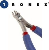 Tronex 5112G ESD-Safe Oval Head Cutter Flush Cut Rubber Grips 35-16 AWG