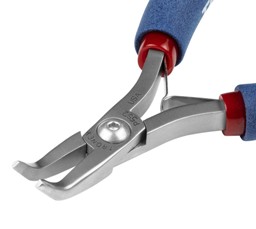Tronex P552 ESD-Safe 60 Bent Nose Pliers | Sturdy Tips | Standard Handle | Cushion Grips