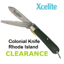 Xcelite-Electrician Pocket Knife K22 / Knife & Scrwdrvr Blade / Delrin Handle / REGULAR $25  CLEARANCE