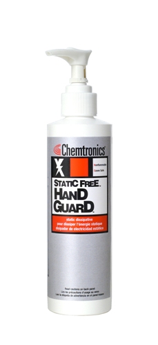 Chemtronics C805 Static-Free Hand-Guard™ Hand Lotion | Non-Greasy | Improve contact with wrist strip | 8 oz.