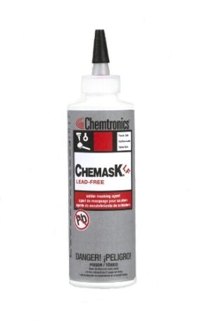 Chemtronics CLF8 Chemask-LF® Lead-Free Solder Masking Agent | Also for Tin-Lead Applications | 8 oz.