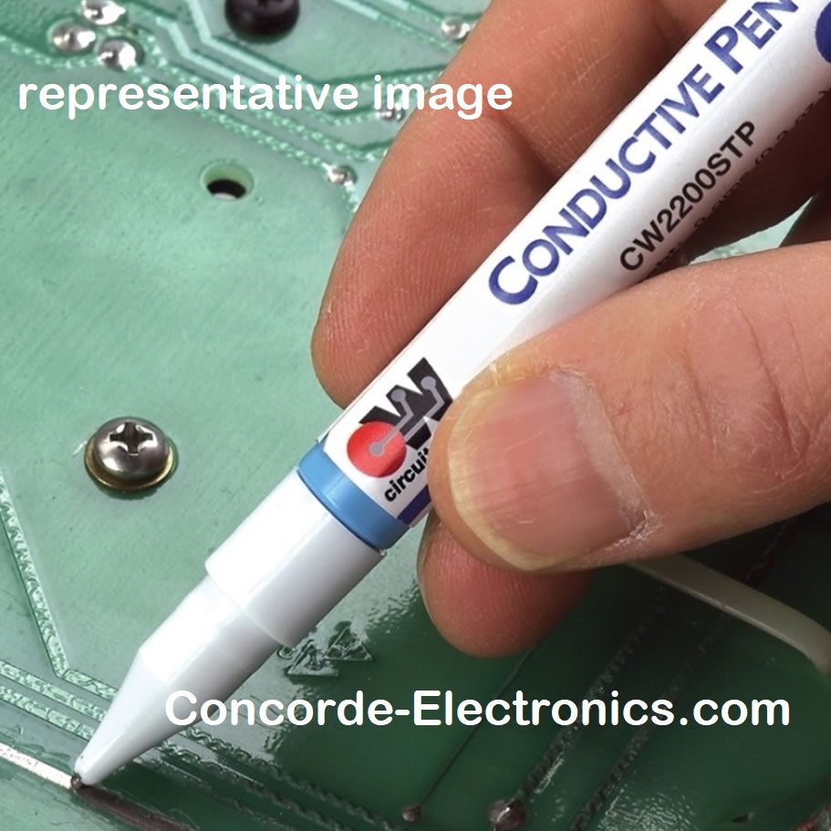 Chemtronics CircuitWorks® CW2000 Nickel Conductive Pen | Lower Cost Nickel-Based Ink | Lower Cost than Silver | 9g - Image 2