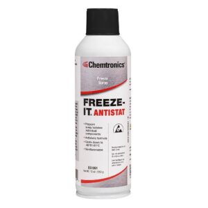 Chemtronics ES1051 Freeze-It-AntiStat®Freeze Spray | ESD-Safe | Ozone Safe | 10 oz. Aerosol