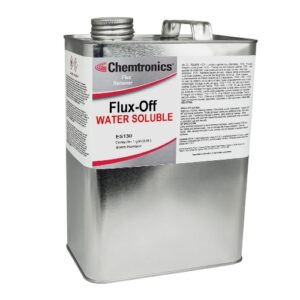 Chemtronics ES130 Flux-Off®-Water-Soluble Flux Remover | Remove WS, Rosin & Synthetic Flux | 1 Gal.