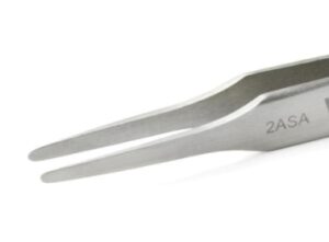 Weller-Erem EROP 2A-SA Tweezers General-Purpose | Flat, Rounded Sturdy Points | Electronics, Assembly & Jewelry | 4.5"