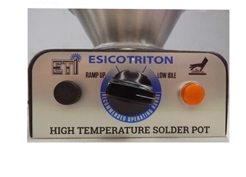 Esico 20 "Hot-Tub" Solder Pot | Small | 1-1/4 lb. Capacity | 2" Dia. | Temp 1050º | 250W - Image 3
