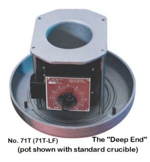Esico 71T Adjustable-Temp Solder Pot | Large | 9.5 lb. Capacity | 3-1/8" dia. | Max. Temp. 900° | 1000W