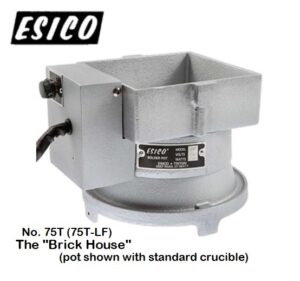 Esico 75T Adjustable-Temp Solder Pot | 11-3/4 lb. Capacity | 4-3/4" Sq. | Max. Temp 650º | 650W