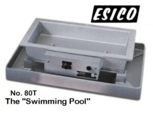 Esico 80T Adjustable-Temp Solder Pot | X-Lrg | 33 lbs. Capacity | 6" x 12" Crucible | Max. Temp. 650º | 1200W