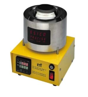 Esico PD-24 Digital Adjustable-Temp Solder Pot | Temp Read-Outs | 1-1/2 lb. Capacity | 2" dia. | Max. Temp. 1100° | 250W