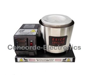 Esico PD-74 Digital Adjustable-Temp Solder Pot | Temp Read-Outs | 9.5 lb. Capacity | 3.375" dia. | Max. Temp. 900° | 1000W