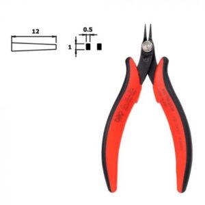 Hakko PN-20M Pointed Short-Nose Pliers | Smooth Jaws