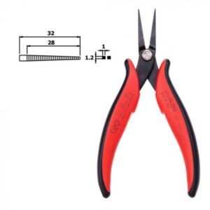 Hakko PN-2005 Long-Nose Pliers | Serrated Jaws | Electronics