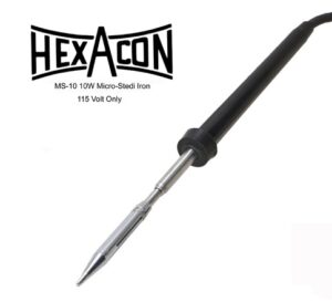 Hexacon MS-10 Sub-Minature Soldering Iron | 5/32" Tip | 10 watts | 700°
