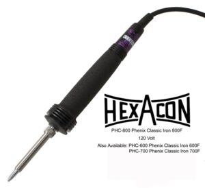 Hexacon PHC-600 Phenix Classic Soldering Iron | 1/4" Tip | 600° F