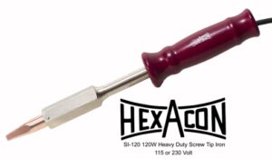 Hexacon SI-120 Heavy Duty Screw-Tip Soldering Iron | 5/8" Tip | 120W | 940°