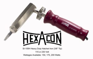 Hexacon SI-155H-150W Heavy Duty Plug-Tip Hatchet Soldering Iron | 3/8" Tip | 150W | 950°