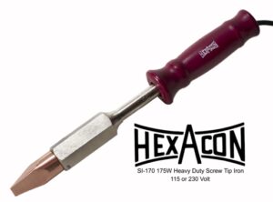 Hexacon SI-170 Heavy Duty Screw-Tip Soldering Iron | 1" Tip | 175W  | 1000° F