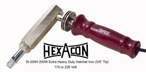 Hexacon SI-200H-200W Extra-Heavy-Duty Hatchet Plug-Tip Soldering Iron | 5/8" Tip | 200W  | 925°|
