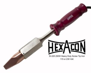 Hexacon SI-225 Heavy Duty Screw-Tip Soldering Iron | 1-1/8" Tip | 250W | 930°