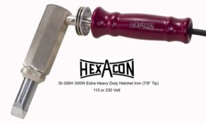 Hexacon SI-300H-300W Ultra-Heavy-Duty Plug-Tip Hatchet Soldering Iron 7/8" Tip | 300W | 1130° |