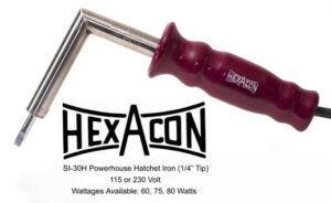 Hexacon SI-30H-80W Powerhouse Hatchet Soldering Iron | 1/4" Tip | 80 Watts | 1100°
