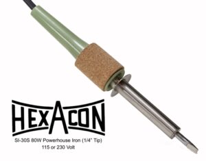 Hexacon SI-30S-80W Powerhouse Soldering Iron | 1/4" Tip | 80 Watts | 1100°