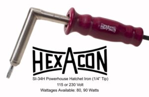 Hexacon SI-34H-80W Powerhouse Hatchet Soldering Iron | 1/4" Tip | 80 Watts | 1025°