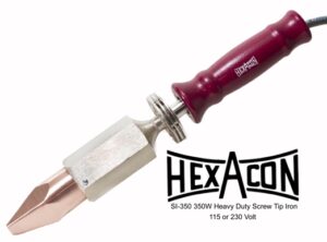 Hexacon SI-350 Heavy Duty Screw-Tip Soldering Iron | 1-3/8" Tip | 350W | 1010°