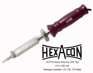 Hexacon SI-P115-110W Heavy Duty Plug-Tip Soldering Iron | 3/8" Tip | 110W | 925°