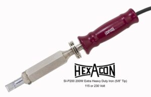 Hexacon SI-P200-200W Extra-Heavy-Duty Plug-Tip Soldering Iron | 5/8" Tip | 200W | 925°